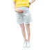XL quần áo thai sản 200 kg mùa hè nạp chất béo MM loose mang thai quần short denim mặc dạ dày lift 5 điểm xà cạp Phụ nữ mang thai quần / quần bụng