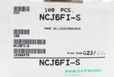 NEUTRIK NCJ6FI-S Canon женское сиденье XLR и стерео разъем 6,35 двойного назначения для сварки печатной платы H