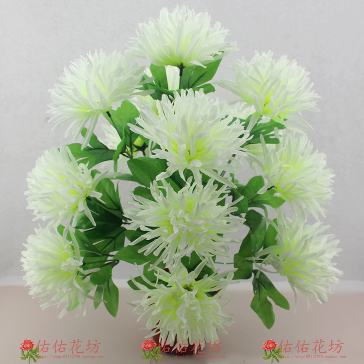 清明节仿真菊产品图