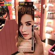 Thái Lan chính hãng Mistine3D stereo lông mày bút chì từ lông mày nhuộm kem lông mày ba trong một không thấm nước không nở