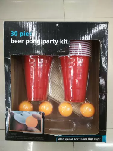 Подлинная игра Beerpong Game Red Beer Cup Plastic Cup Party American Drama That Pronge Game Set Set