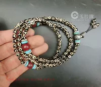 Агатовое ожерелье, браслет из бусин, подвеска, четки из круглых бусин, 108 бусин