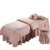 Đặc biệt thêu vẻ đẹp trải giường tính khí đơn giản bốn mảnh bông massage cơ thể giường bao gồm bốn bộ màu tím nhạt tùy chỉnh Trang bị tấm