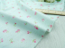 Màu xanh lá cây mục vụ hoa nhỏ vải cotton nhỏ tươi handmade diy rèm áo sơ mi váy vải cotton Vải vải tự làm