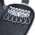 Túi chìa khóa xe nam da dây kéo của nam giới túi chìa khóa da đa chức năng eo khóa túi chìa khóa sáng tạo gói thẻ nữ