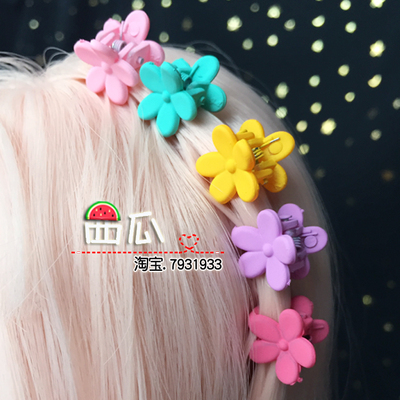 taobao agent Small hairgrip flower-shaped, accessory, doll, wig with accessories, flower decoration