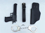 Trẻ em đặc biệt cảnh sát đồ chơi súng đặt súng lục còng tay lựu đạn mũ bảo hiểm âm thanh vành đai và súng ánh sáng cấu hình đồ chơi quân sự