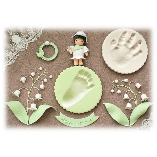 Детские отпечатки рук ручной работы, чернильная подушечка, фоторамка для новорожденных, делается под заказ, подарок на день рождения