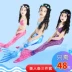 Phim hoạt hình nàng tiên cá bể bơi thân mùa xuân cô gái nóng bỏng đồ bơi đuôi cá bé gái mùa hè đồ bơi bikini - Đồ bơi trẻ em