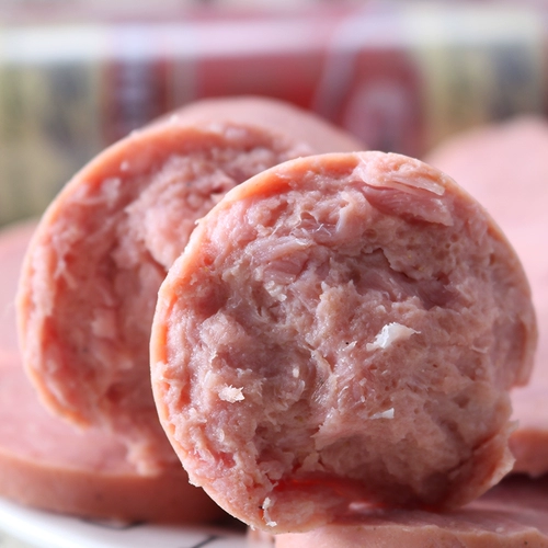 Интернет -знаменитость рекомендует российскую ароматизированную курицу из кишечника из мяса с мясной ветчиной, ветчиной, супер вкусная мясная колбаса бесплатная доставка