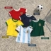 Chen Chen Ma bé quần áo trẻ em trẻ em mùa hè của bóng đá quần áo 2018 trẻ em của World Cup bé jersey ngắn tay t-shirt áo thun bé trai xuất khẩu Áo thun