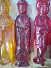 аксессуары для шеи 精品古玩玉器唐代红黄色老宝石胖仕女佛像摆件一件3000