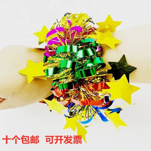 Детский цветок на запястье для раннего возраста, танцующий браслет, школьный аксессуар для волос