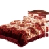 Falais bốn mảnh dày flannel pha lê flannel tấm giường 1,5m1,8 m lông cừu san hô hai mặt - Bộ đồ giường bốn mảnh Bộ đồ giường bốn mảnh