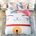 Anime Natsume tài khoản người bạn hai nhân dân tệ bốn mảnh đặt 1.5 1.8 2.0 m sinh viên khăn trải giường đôi ký túc xá quilt cover mùa xuân Bộ đồ giường bốn mảnh