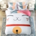 Anime Natsume tài khoản người bạn hai nhân dân tệ bốn mảnh đặt 1.5 1.8 2.0 m sinh viên khăn trải giường đôi ký túc xá quilt cover mùa xuân