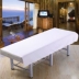Beauty salon giường tinh khiết bông cơ thể SPA chân tắm massage bông tùy chỉnh trải giường mở với lỗ tờ