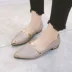 2018 mùa xuân mới hạt nông miệng giày thấp nữ chỉ y tá dày với đôi giày duy nhất thời trang giản dị đậu mẹ scoop giày
