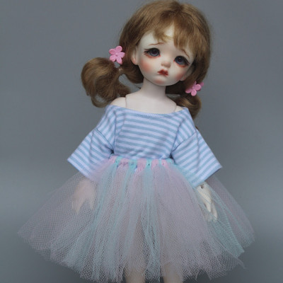 taobao agent Set, doll, clothing, T-shirt, top, new collection, scale 1:6