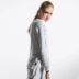 HOTSUIT vòng cổ thời trang thể thao hàng đầu ladies 2018 new casual dài tay áo len thể thao của phụ nữ áo thun