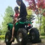 Xe off-road ATV 125CC mở rộng khung nhỏ bull ATV 8 inch bánh tay tay hàng nhôm đôi xe vespa cho bé