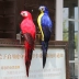 25-35CM Vẹt Macaw Cửa sổ Làm vườn Trang trí Chim Bọt Lông Vẹt Trang trí nhà - Trang trí nội thất