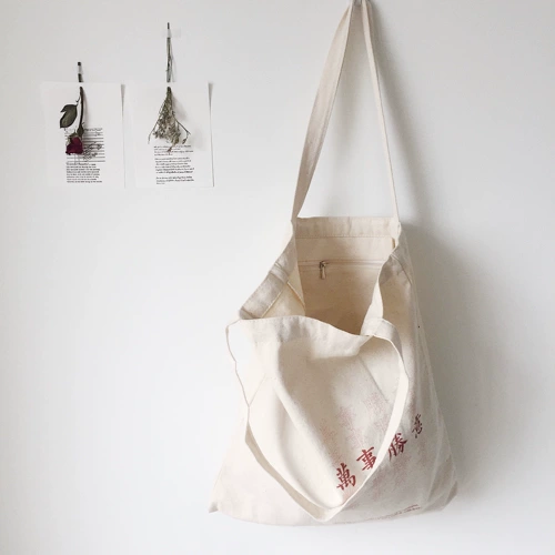 Оригинальный дизайнерский хлопковый шоппер, сумка на одно плечо