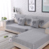 Gallop mùa hè rắn màu bông vải đệm ghế sofa đệm Four Seasons chung tối giản hiện đại sofa khăn liệm bìa đầy đủ - Ghế đệm / đệm Sofa nệm lót ghế ngồi Ghế đệm / đệm Sofa