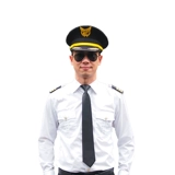 Капитанский униформа мужской воздух молодой униформы Фиткер -униформа пилот -пилот капитан капитан