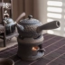 Bếp đá nhỏ kiểu Nhật, bếp củi, trà ấm, trà hoa, đế cách nhiệt, bộ ấm trà bằng gốm kungfu, nến, bếp trà - Trà sứ