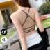 Mới lưới màu đỏ chéo sling vẻ đẹp trở lại ống đầu sexy chống thất bại đai đệm ngực quấn dây ngực đáy quần lót phụ nữ - Ống