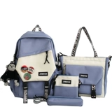 Ранец, брендовая вместительная и большая сумка через плечо, модный универсальный трендовый рюкзак, подходит для студента, для средней школы