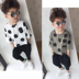 Quần áo trẻ em cotton chấm bi ngắn tay cho bé mùa hè bé phiên bản Hàn Quốc áo trẻ em 2019 mới - Áo thun áo phông điệu cho bé gái Áo thun