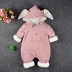 Babyiesies mùa thu và mùa đông cotton dày 0-3 tháng mùa đông dây kéo 6 trên 9 bé 8 nam và nữ mặc quần áo mùa đông jumpsuit trẻ em xuân hè Áo liền quần