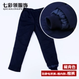 Антистатические удерживающие тепло зимние штаны для работы, джинсы с начесом