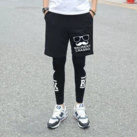 Chạy nam hip hop quần short bóng rổ miếng đệm đầu gối pro nén chặt chẽ xà cạp của nam giới giả hai mảnh quần áo tập thể dục quần gym 2 lớp