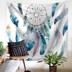 Hồng net đỏ Bắc Âu nền vải ins treo unicorn flamingo dream catcher tấm thảm tường bao gồm vải Tapestry