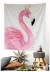 Dọc phiên bản của Bắc Âu flamingo ins nền tường treo giường vải treo tường vải phòng tấm thảm trang trí nội thất treo vải Tapestry