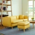Nordic căn hộ nhỏ đơn đôi sofa da triple tối giản sofa da hiện đại kết hợp của văn phòng phòng khách sành điệu - Ghế sô pha