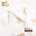 Tong Tai 2018 new baby cotton nửa tay T-Shirt mùa hè 6-12 tháng bé vòng cổ áo thun ngắn tay áo mở vai Áo thun
