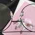 Retro kính chị em tròn gọng kính nữ tròn mặt đồng bằng Mặt kính đen gọng kính nữ Hàn Quốc cận thị nhỏ tươi sáng phẳng kính mắt mèo Kính