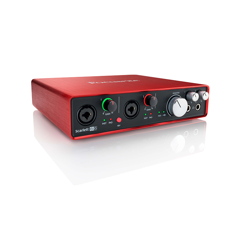 Звуковая карта scarlett 2i4 focusrite scarlett