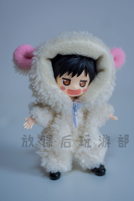 taobao agent OB11 molly clay GSC baby clothing sheep clothing lamb animal connective clothing pajamas
