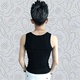 Hàn Quốc phiên bản của từ thể thao vest nam triều thương hiệu mùa hè bông mỏng loại bông chặt đáy vuông cổ áo mồ hôi vest đất Lót