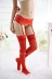 Garter set sexy lingerie Châu Âu và Pháp Pháp cực cám dỗ Sao niềm đam mê ren trong suốt siêu mỏng sexy nữ hoàng kẹp giữ tất chân cho nữ Nịt Tất