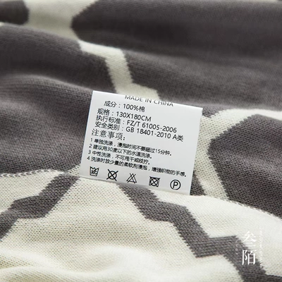 "叁 陌" Bắc Âu đan chăn bông đơn giản len giải trí chăn sofa chăn điều hòa chăn đơn - Ném / Chăn