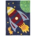 Phim hoạt hình Không gian Vũ trụ Tên lửa Thảm Cậu bé Đầu giường Trường mẫu giáo Tatami Học tập sớm Tùy chỉnh dày - Thảm