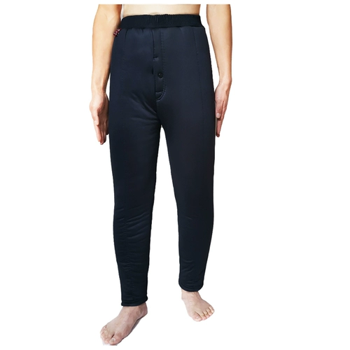 Зимние флисовые бархатные удерживающие тепло штаны, для среднего возраста, увеличенная толщина, высокая талия