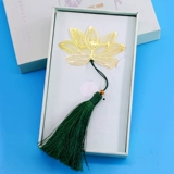 Cicada Wings Lotus Lotus Leaf, латунный металлический классический китайский стиль закладка древний стиль изысканный полый настройка студентов
