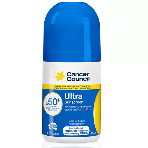 Совет по раку SPF50+ Ultra Roll на Qian Qian Sissis мощный Rolling Sunshine 75ml
